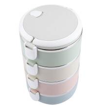 4 Layers Stainless Steel Lunch Box with 2800ml Capacity Bento Food Container