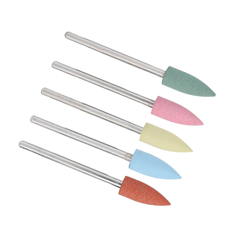 5pcs Silicone Rubber Nail Bits Set