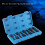 8pcs 1/2" Drive Chrome-Molybdenum Hex Bit Socket Set H5-H19 4