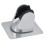 Self Adhesive Chrome Shower Head Holder Bracket Adjustable for Bathroom Use 4