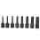 8pcs 1/2" Drive Chrome-Molybdenum Hex Bit Socket Set H5-H19 12