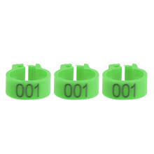 Plastic Bird Leg Bands 100PCS 8mm Numbered Rings for Pigeons Green Australia