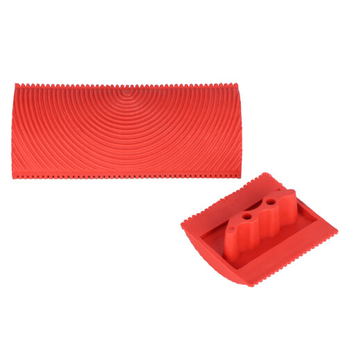 Wall Decor DIY Tools 2Pcs Rubber Serrated Wood Grain Effect Brushes Australia 2