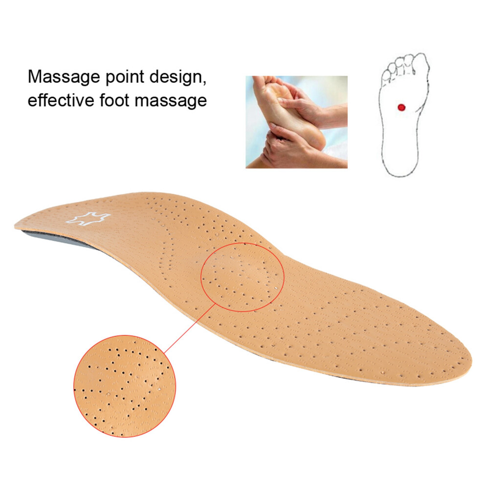 Unisex Comfort Shock Absorbing Insole Arch Support Breathable Shoes Pad