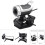 Webcam 12 Megapixels HD Adjustable 360 Microphone for PC Silver 12