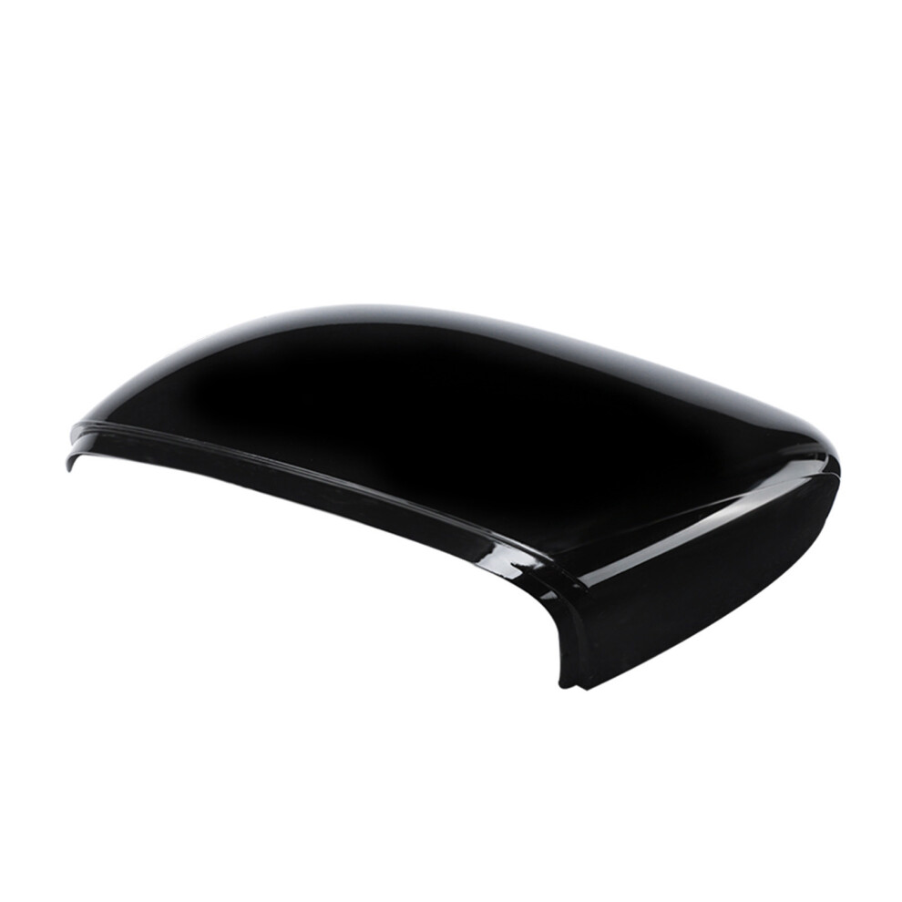Car Mirror Housing Cover Left Rearview Mirror Shell Gloss Plastic Finish Black 4901393293344