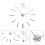 Large 3D Mirror Wall Clock DIY Surface Sticker Silver Modern Home Decor 8