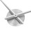 Large 3D Mirror Wall Clock DIY Surface Sticker Silver Modern Home Decor 11