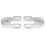 Universal Motorcycle Rear Shock Riser 2pcs Silver No Screw Height Adjustment AU 2