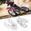 Universal Motorcycle Rear Shock Riser 2pcs Silver No Screw Height Adjustment AU 9