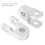 Universal Motorcycle Rear Shock Riser 2pcs Silver No Screw Height Adjustment AU 7
