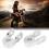 Universal Motorcycle Rear Shock Riser 2pcs Silver No Screw Height Adjustment AU 6