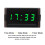 Car LED Digital Clock Waterproof Dustproof Display DC4.5-30V Green 1