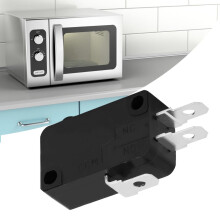 KW3AT‑16 Microwave Door Micro Switch Normally Close, Black, 28x16x10mm