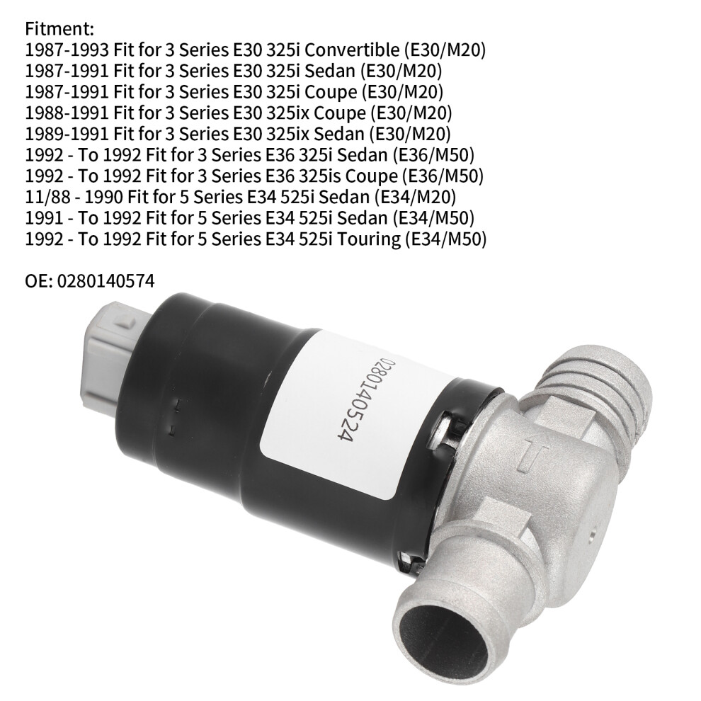 Idle Air Control Valve 0280140574 Bmw E30 E36 7444352245826