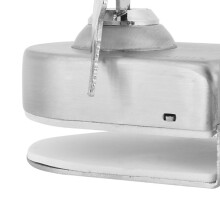 Brushed Steel Glass Door Lock with Key