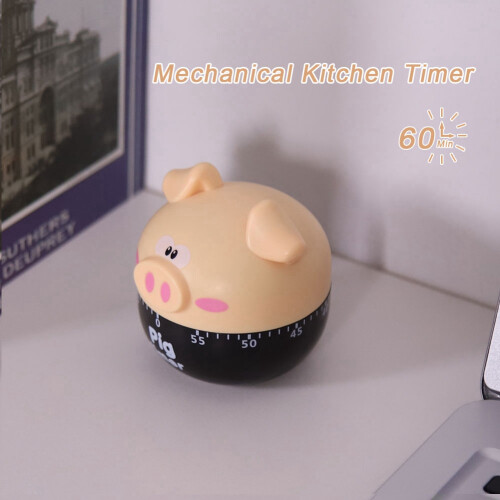 Schwein Küchenuhr mit Mechanik 2