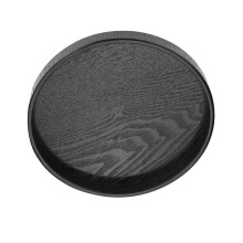 21cm Round Wooden Serving Tray Plate for Food Coffee Snacks & Meals
