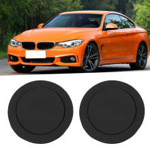 4Pcs Car Door Sound Insulation Cotton Rubber 19.5x14.5x2.5cm Black
