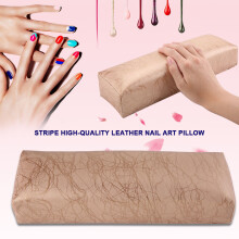 Leather Nail Art Pillow Manicure Soft Sponge Hand Rest Cushion Holder 01#