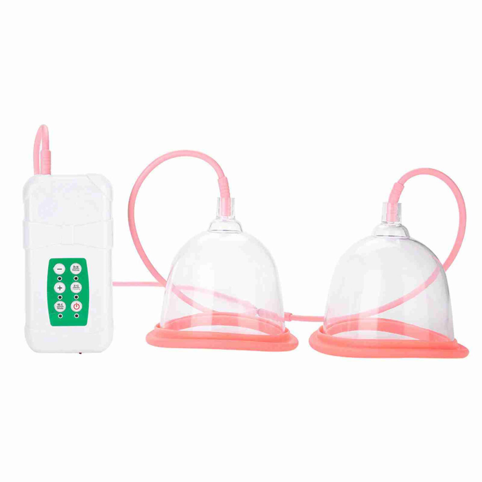 Powerful Vacuum Breast Enlarger Machine USB Rechargeable Double Cup 13.5cm