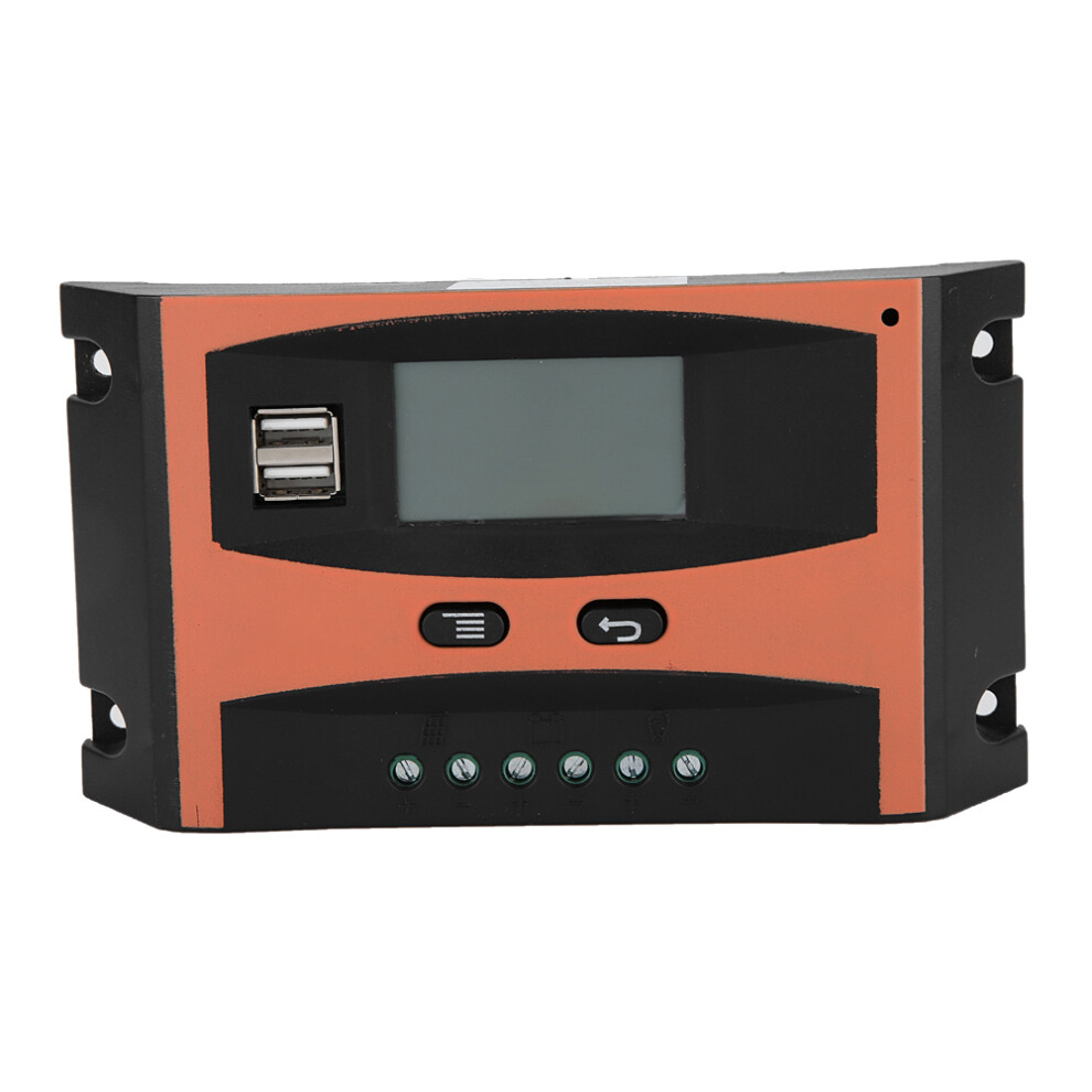 12V/24V 50A Mppt Solar Regulator Lcd Screen Orange/Black 8761393235791