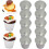 10 τμχ Καλούπια Dariole για σπιτικά επιδόρπια και cupcakes 1