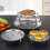 Στρογγυλά ράφια κονσερβοποίησης ατμού από ανοξείδωτο χάλυβα με αφαιρούμενα 5
