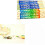 50Pcs Rainbow Color Pencil 4 σε 1 Χρωματιστά μολύβια για Σχέδιο Ζωγραφικής Χαρτικά 5