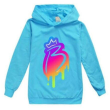 Crianças Rapazes Raparigas Brianna's Merch Sweatshirts casuais de manga comprida com capuz para 7-14 anos