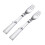 Portable Folding Fork Multipurpose Stainless Steel Tableware Practical Kitchen Gadgets For Home Camping Picnic New 1