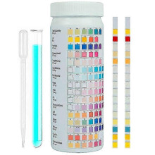 16 in 1 Premium-Trinkwassertestkit, für Trinkwasser, 100 Streifen genaue Wasserteststreifen Wasser,