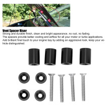 Aluminum Alloy Engine Hood Ventilation Spacer Kit for 6mm Motor (Black)