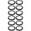 12 Whiteboard Markierung Klebeband Schwarz Robust Pet 4