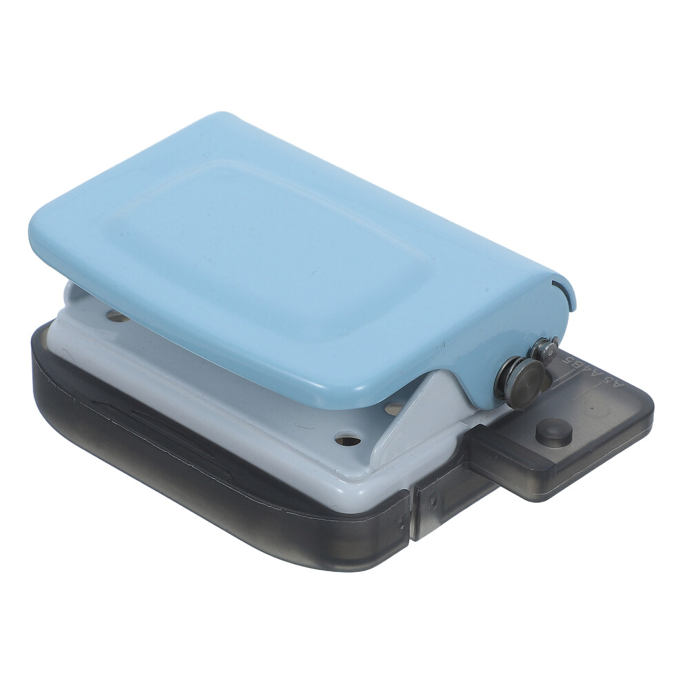 Photos - Notebook Blue Metal Hole Puncher for Loose Leaf Paper and Binding