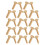 20Pairs DIY Copper Handle Fasteners Precision Locking Rivet Set 1