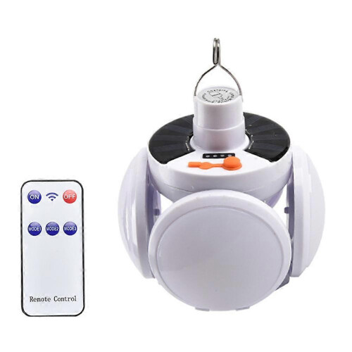 Solar Energy Camping Lamp USB Rechargeable LED Remote Control Foldable Lantern Portable Emergency Lamp