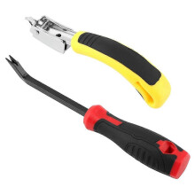 2PCS rimuovigrilli, rimuovipunti a servizio pesante, attrezzo per strappagrafe Attrezzo per tappezzeria Sollevatore per moquette e legno