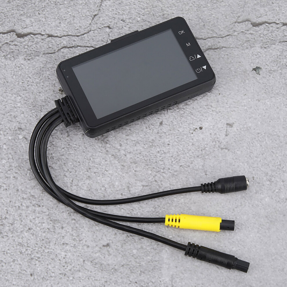720P Dual Camera Motorcycle Recorder 3" Lcd Waterproof Ip65 7891393238759