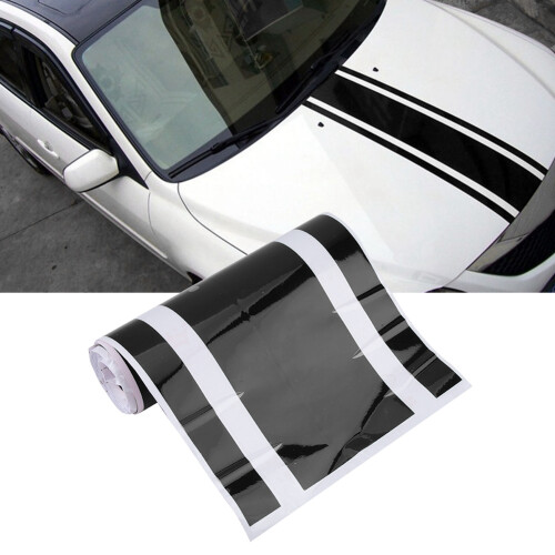 Car Engine Hood Decorative Scratch Cover Black