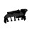 Fish Tanks Decoration Betta Fish Tanks Accessories-S Black 1