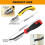 2PCS Staple Removers, Heavy Duty Staple Remover, Staple Puller Tool Upholstery Stapler Puller Lifter for Carpet,Wood 2