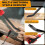 2PCS Staple Removers, Heavy Duty Staple Remover, Staple Puller Tool Upholstery Stapler Puller Lifter for Carpet,Wood 5