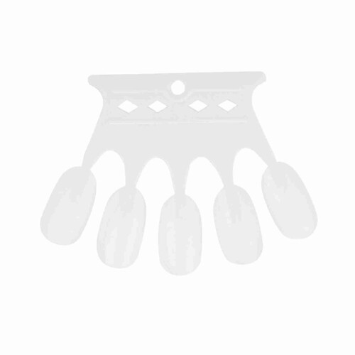 Nail Art Practice Tips 50pcs Manicure Display Tools Gel Polish Tips AU 2