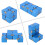 Portable Stress Relief Cube Aluminium 8