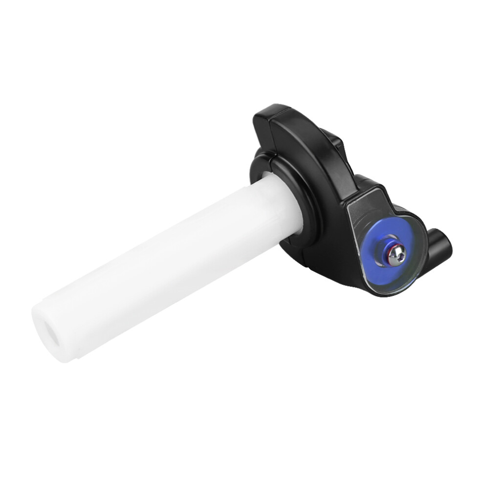 22Mm Motorcycle Throttle Grip, 5.6In Twist Gas Handle Blue 8421393240064