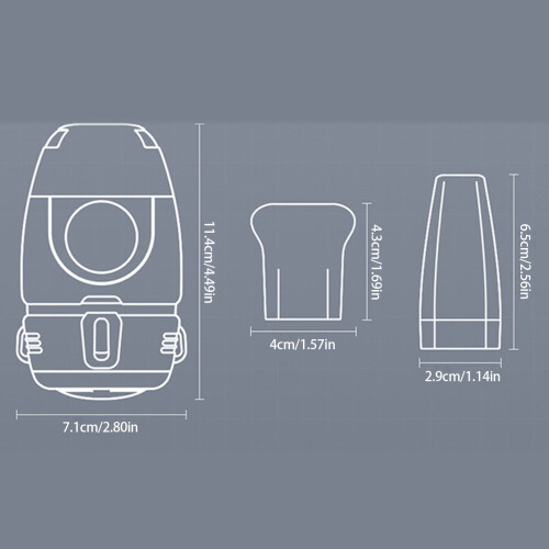 USB-Desktop-Staubsauger mit hoher Saugkraft, leichter,-O 1
