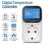 Digital Temperature Controller Socket Outlet Thermostat with Time Sensor Probe Heating Cooling Switch 16A EU Plug 3