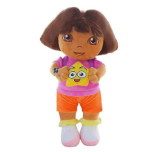 25 cm True Love Adventures Prinzessin Dora Plüsch-Soft-Anime-Puppen-Geburtstagspuppe Geburtstagsgeschenk für Kinder