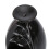 Ceramic Backflow Incense Burner Holder Stand Cones 11x6.5cm Black 3